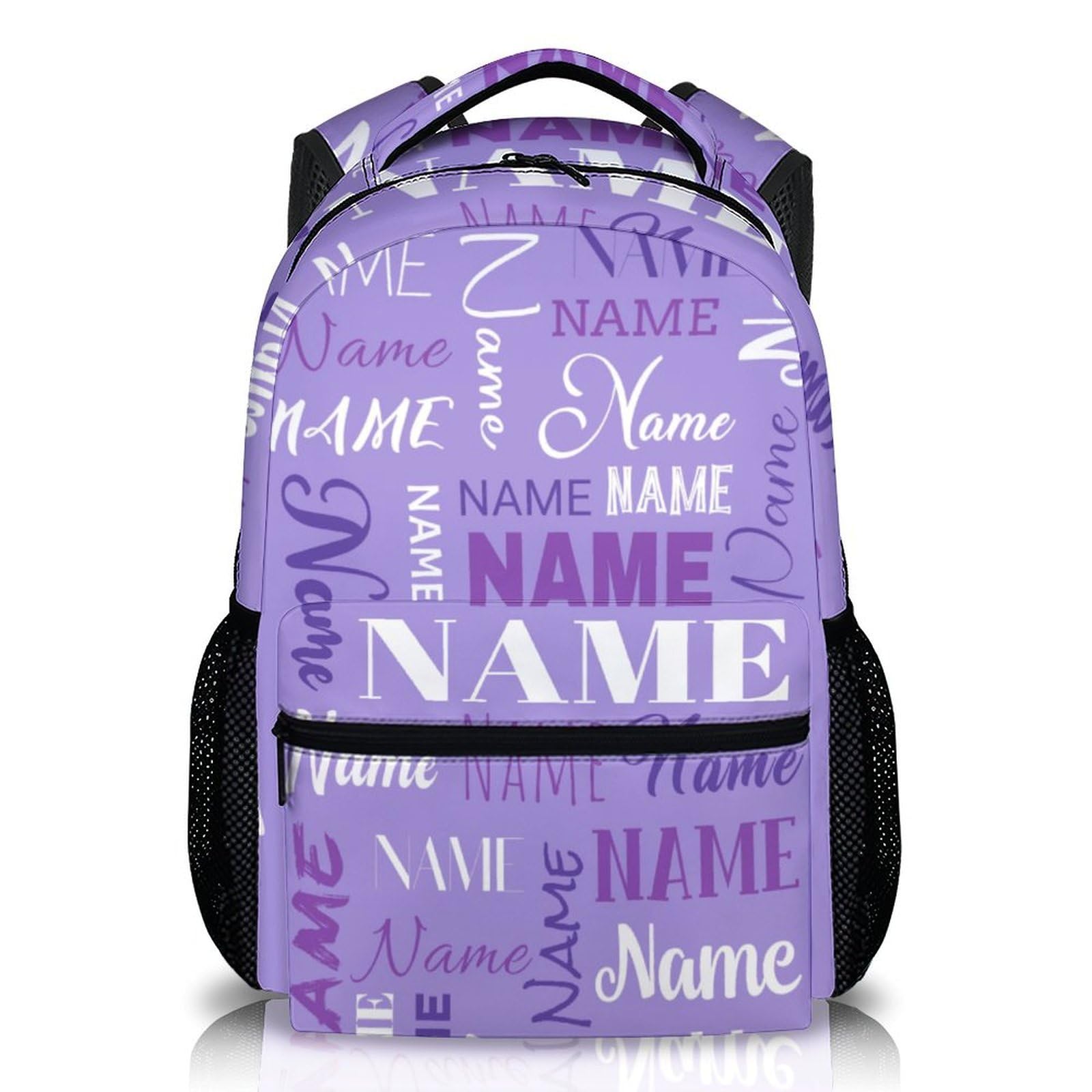 PAKKITOP School Backpack for Kids Girls - Personalized Backpacks with Name for Kindergarten Elementary Middle - 17" Large Capacity Bookbag for