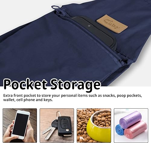 Miniatura 4 de CUBY Transportador para perros y gatos Bolsa reversible para mascotas manos libres Bolsa suave y diseño de bolsa Ajustable Adecuado para