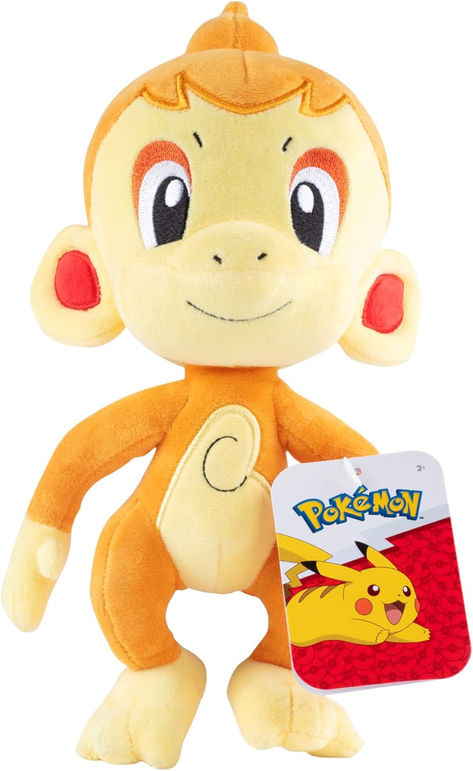 Pokemon 8" Chimchar Plush - Officially Licensed - Diamond & Pearl Starter Figure - Authentic Soft Stuffed Animal Toy - Gift for Kids, Boys, Girls - 2+ - Image 2