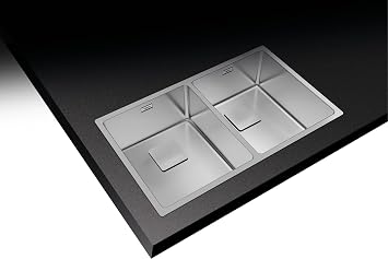 Teka Flexline Sink Rs15 2C 740 Stainless Steel Colour Ref 115030009 Furniture 80 cm Triple Installation Possibility