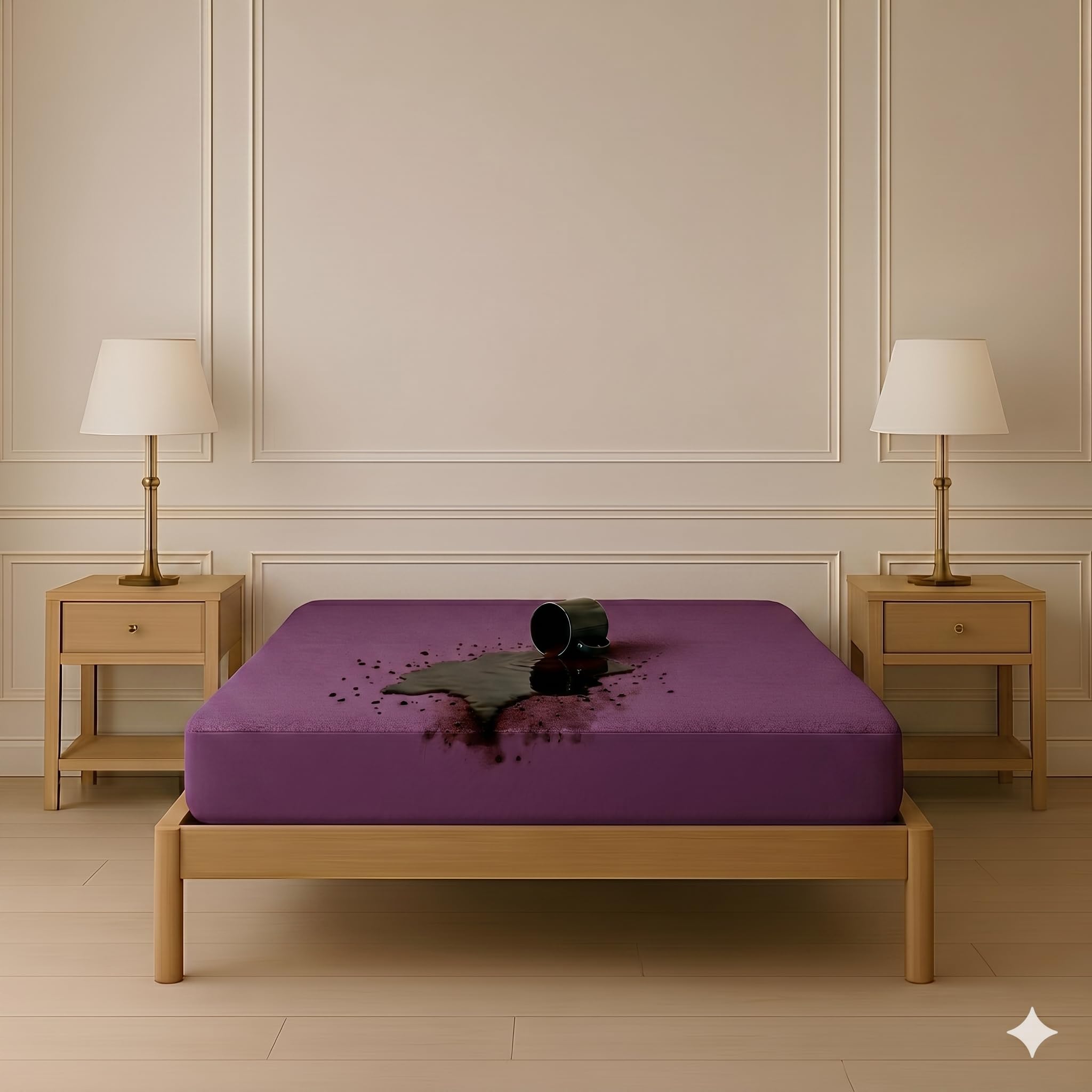 Sleepbae 100% Waterproof Premium Mattress Protector for Queen Size Mattress 78x60 Inch | Cotton Terry Mattresses Cover | Fits Upto 10 Inch | Bed Protector Cover (6.5x5 feet, Queen, Purple)-image-29