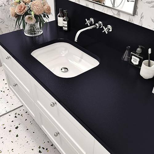 Miniatura 8 de WESTICK Papel tapiz de color morado oscuro de 394 x 15.75 pulgadas, papel adhesivo morado para escritorio, papel adhesivo autoadhesivo impermeable,