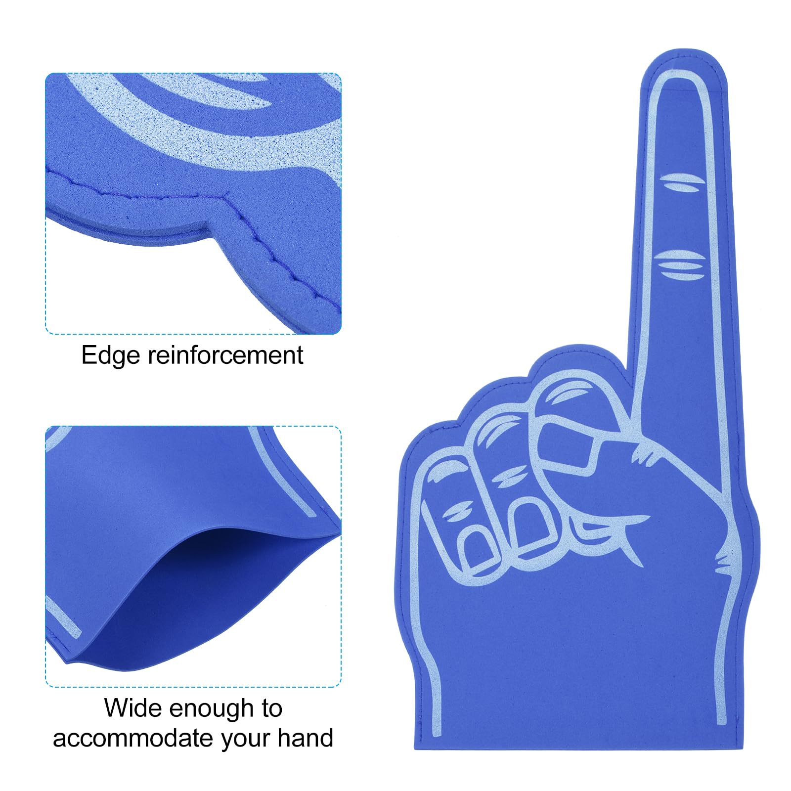 PATIKIL Schaum Finger Pack Nummer DIY Leer Schaum Hand Cheerleading für Leichtathletik Sport Spiel Veranstaltungen