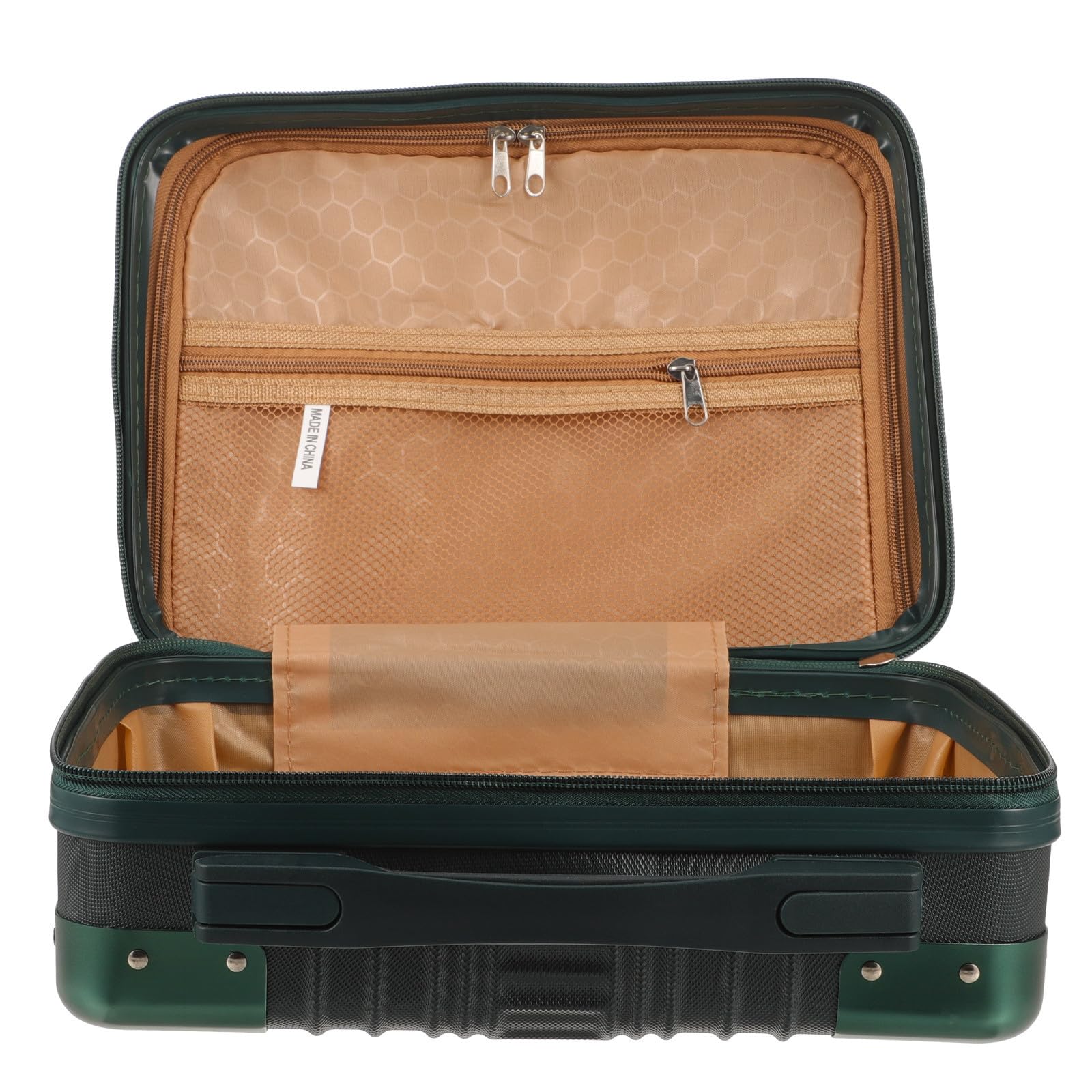 Lurrose ABS Leichter 14 Make up Aufbewahrungskoffer, kompakter Handheld Koffer für die Aufbewahrung von Make up Pinseln beim Reisen