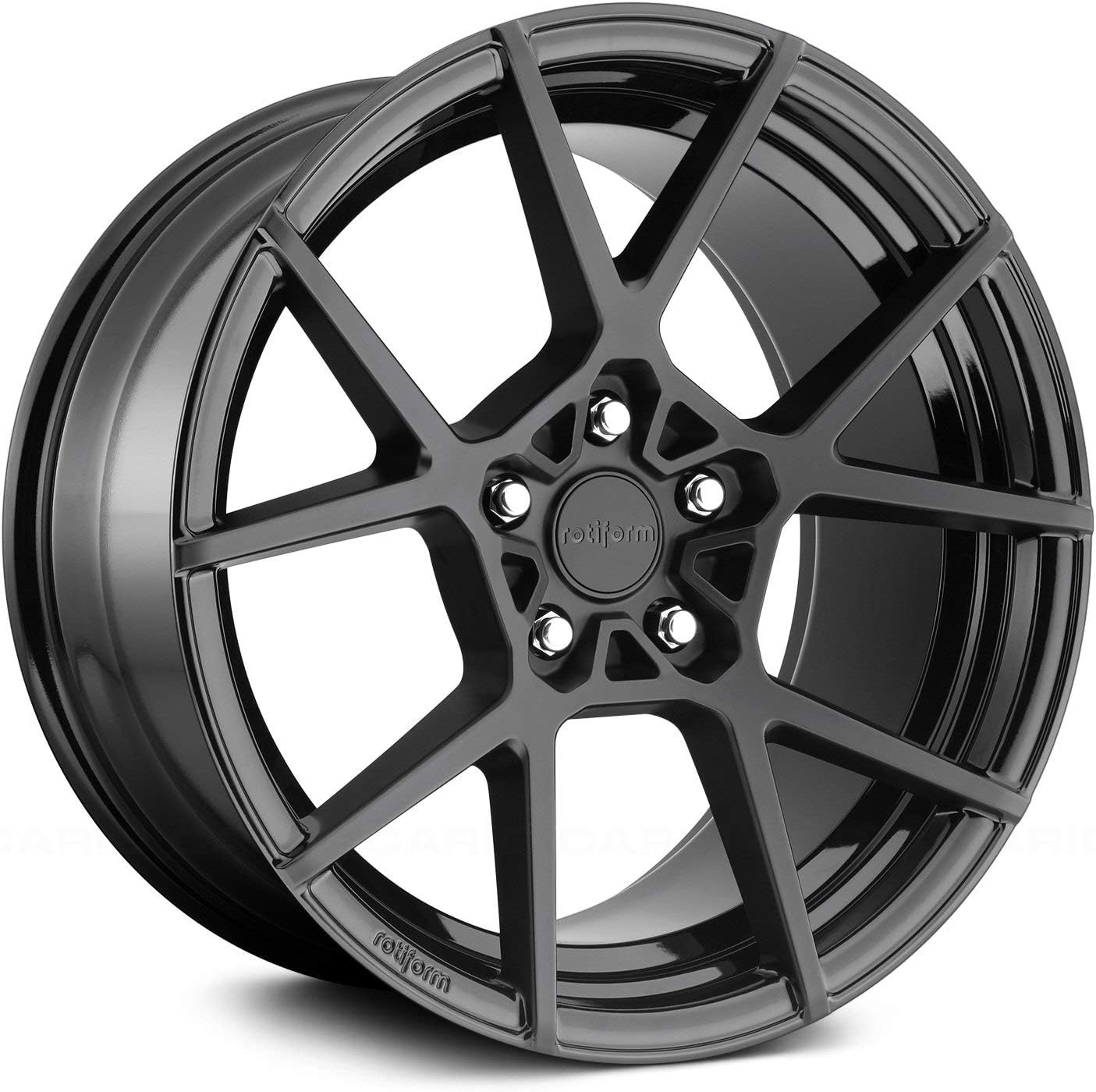Rotiform KPS Matte Black Wheel with Painted Finish (19 x 8.5 inches /5 x 120 mm, 35 mm Offset)