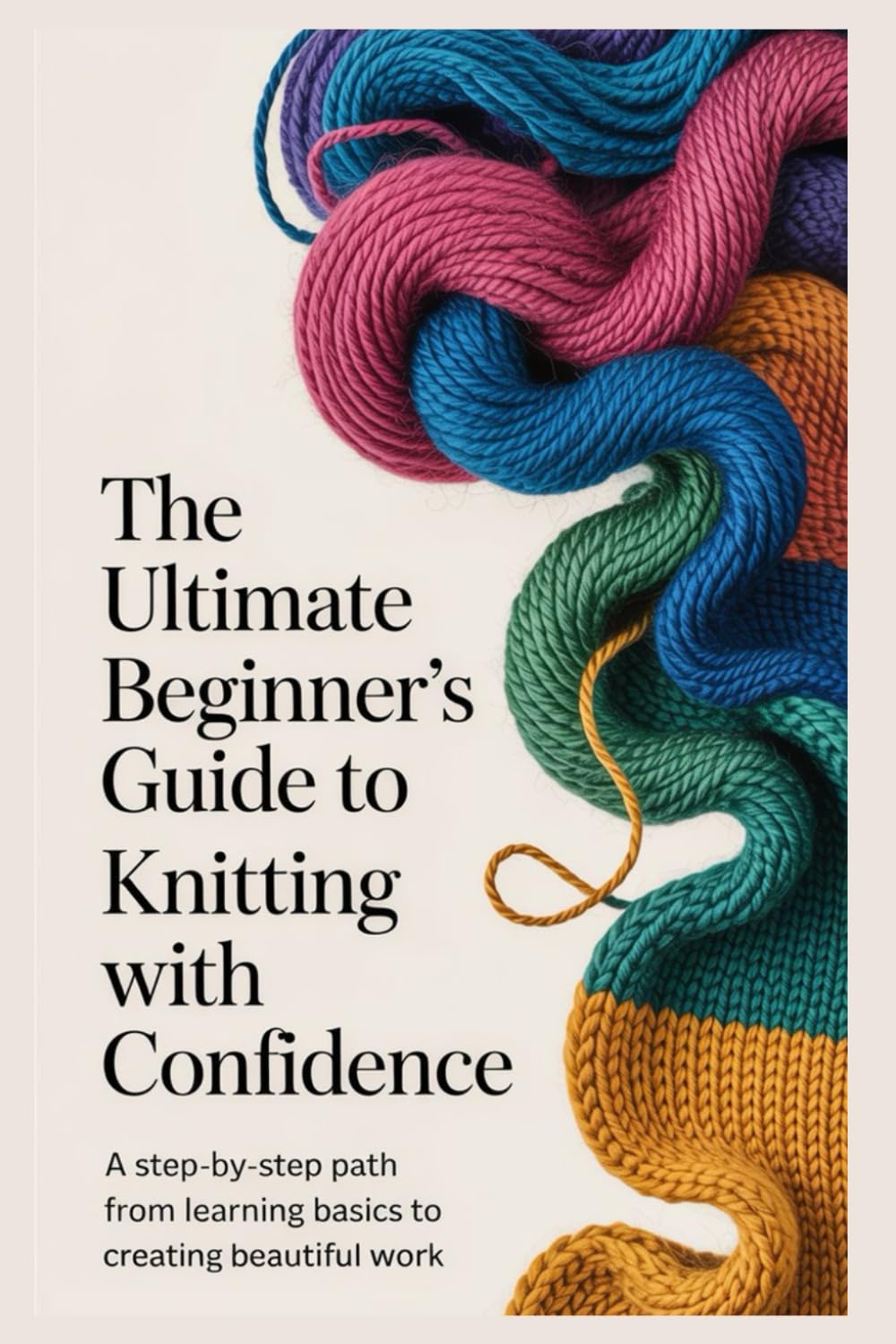 The Ultimate Beginner’s Guide to Knitting with Confidence: A Thoughtful Guide to Knitting Skill, How to Knit Step by Step and Become a Better Knitter