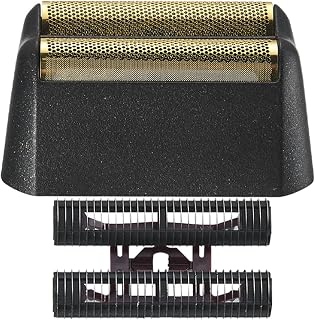 Professional 5 Star Series Finale Shaver Replacement Foil and Cutter Bar Assembly Compatible with wahl Shaver Foil 7031-100, 7043-100 Super Close Shaving Replacement Heads (black)