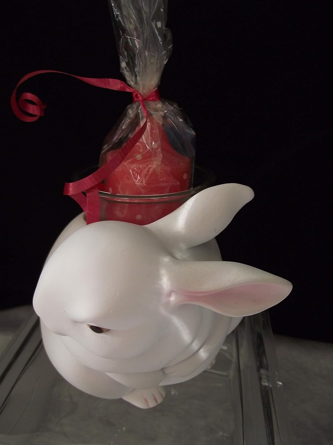 Nature's Love by PARTYLITE P91467 Mama Bunny Votive Holder Comes with 2 Votive Candles