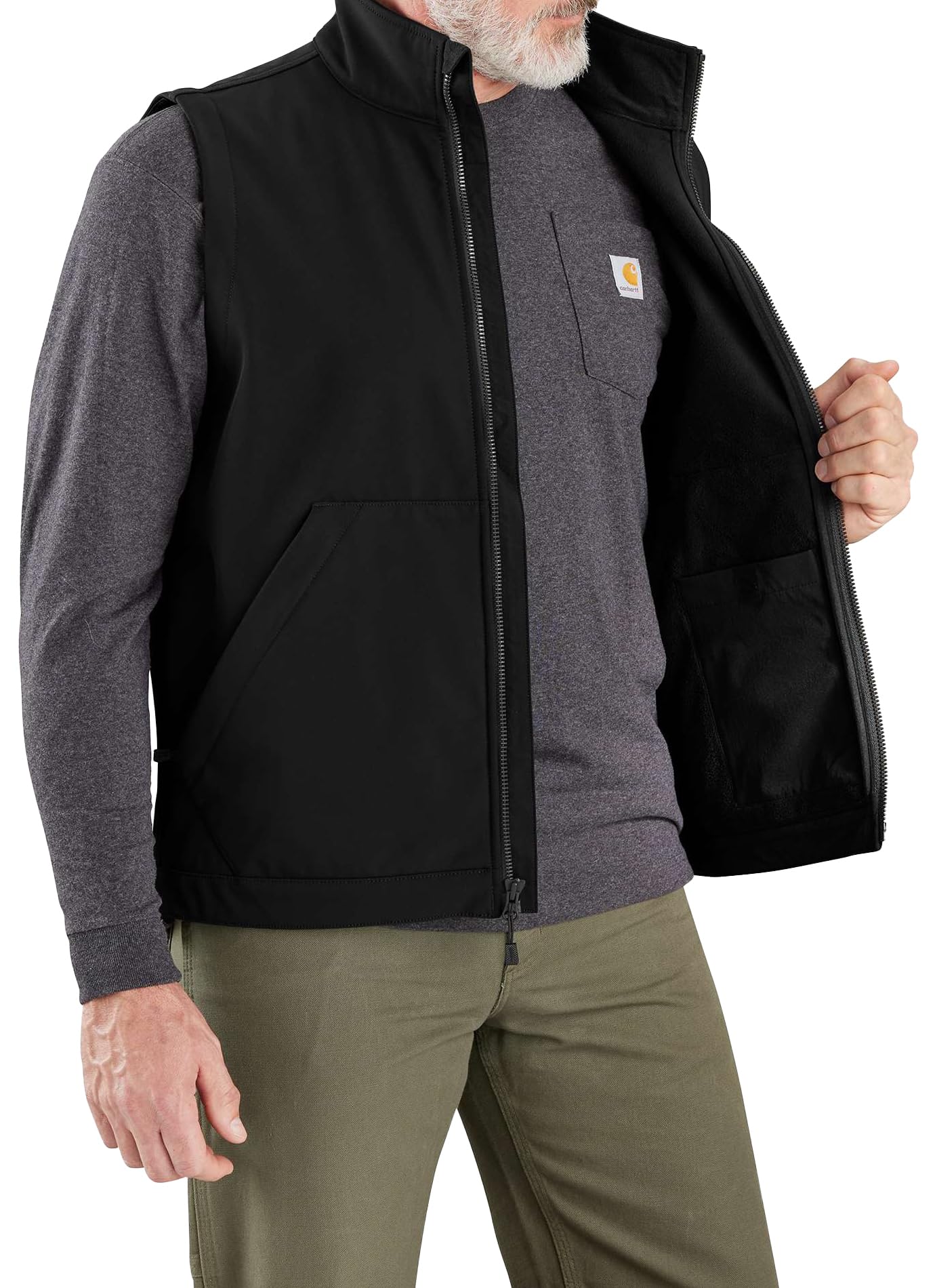 Carhartt Relaxed Fit Vest Rain Defender Gilet Softshell Coupe décontractée Homme