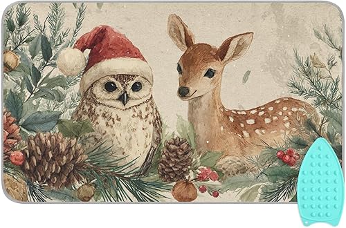 Miniatura 27 de Alfombrilla de planchar portátil para planchar, manta de planchar para mesa, resistente al calor, doble cara, para viajes, grande, 47.2 x 27.6