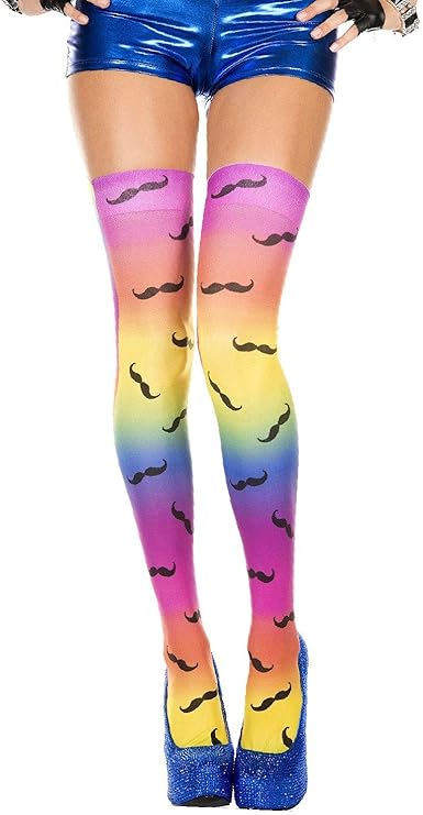 colored thigh high nylons