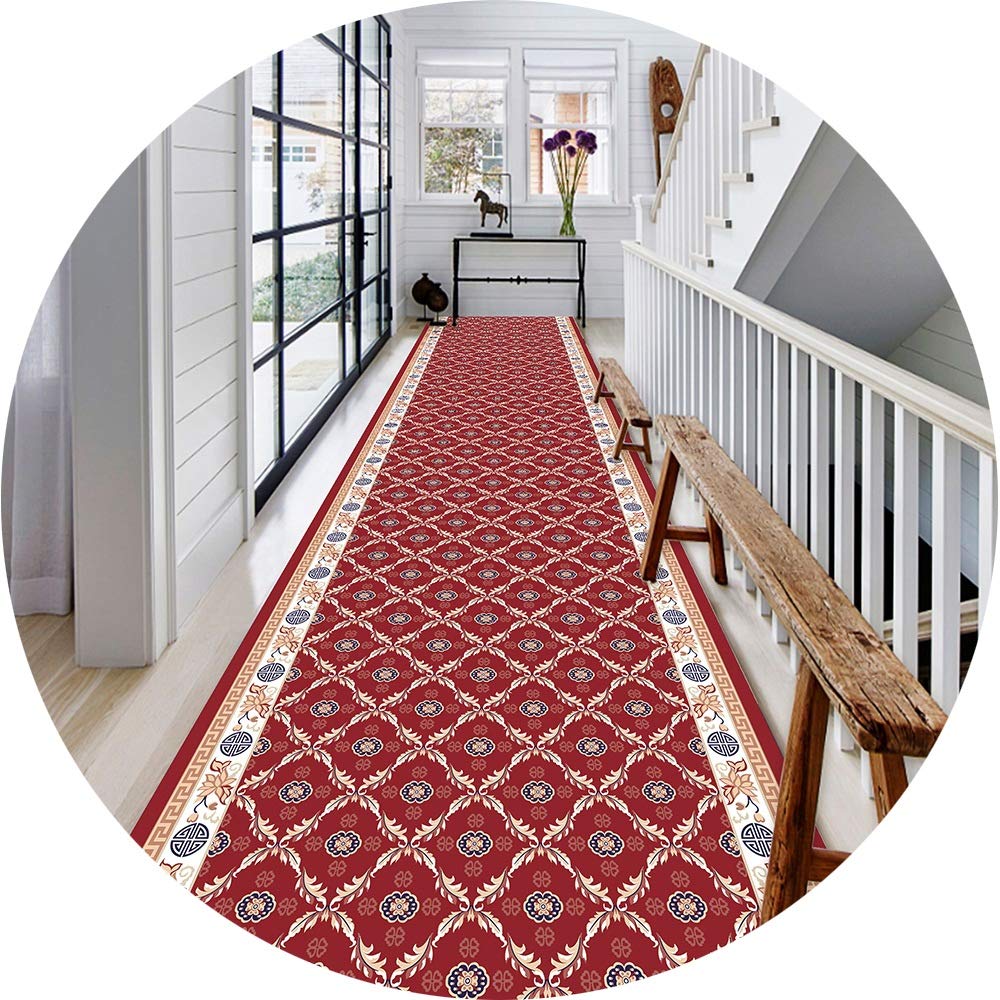 Alfombra larga de pasillo de 1x2m lavable y antideslizante