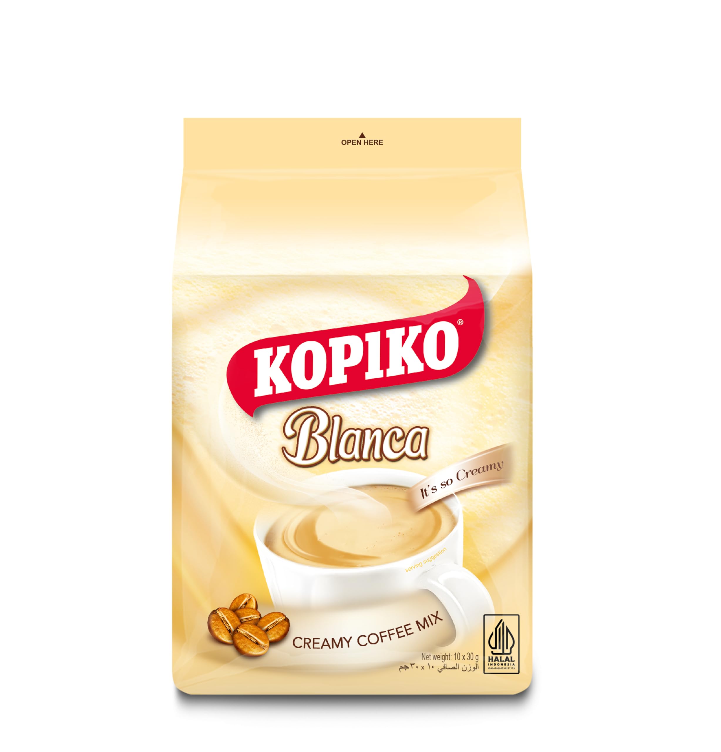 Kopiko Blanca 3 In 1 Creamy Coffee Mix (10 Sachets X 30g)