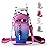 linmaya Water Bottle Carrier Bag with Phone Pocket for Stanley Cup 40/30oz,Insulated Neoprene Water Bottle Holder Cross-boday Bag with Adjustable Shoulder & Handheld Strap Stanley Cup Accessories
