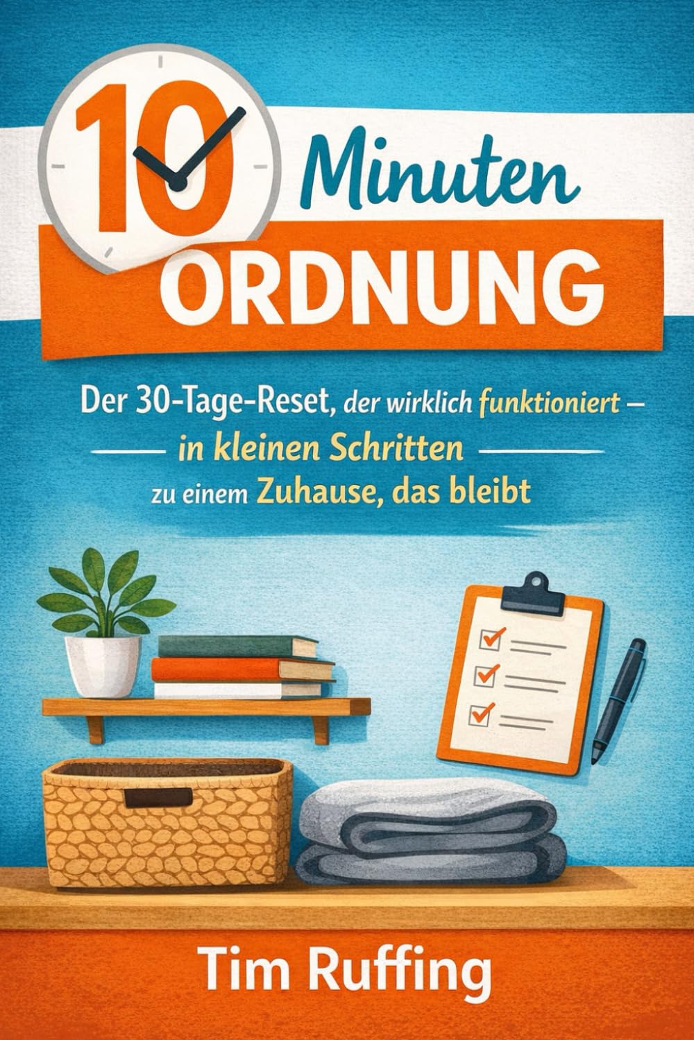 10 Minuten Ordnung: Der 30-Tage-Reset, der wirklich funktioniert – in kleinen Schritten zu einem Zuhause, das bleibt