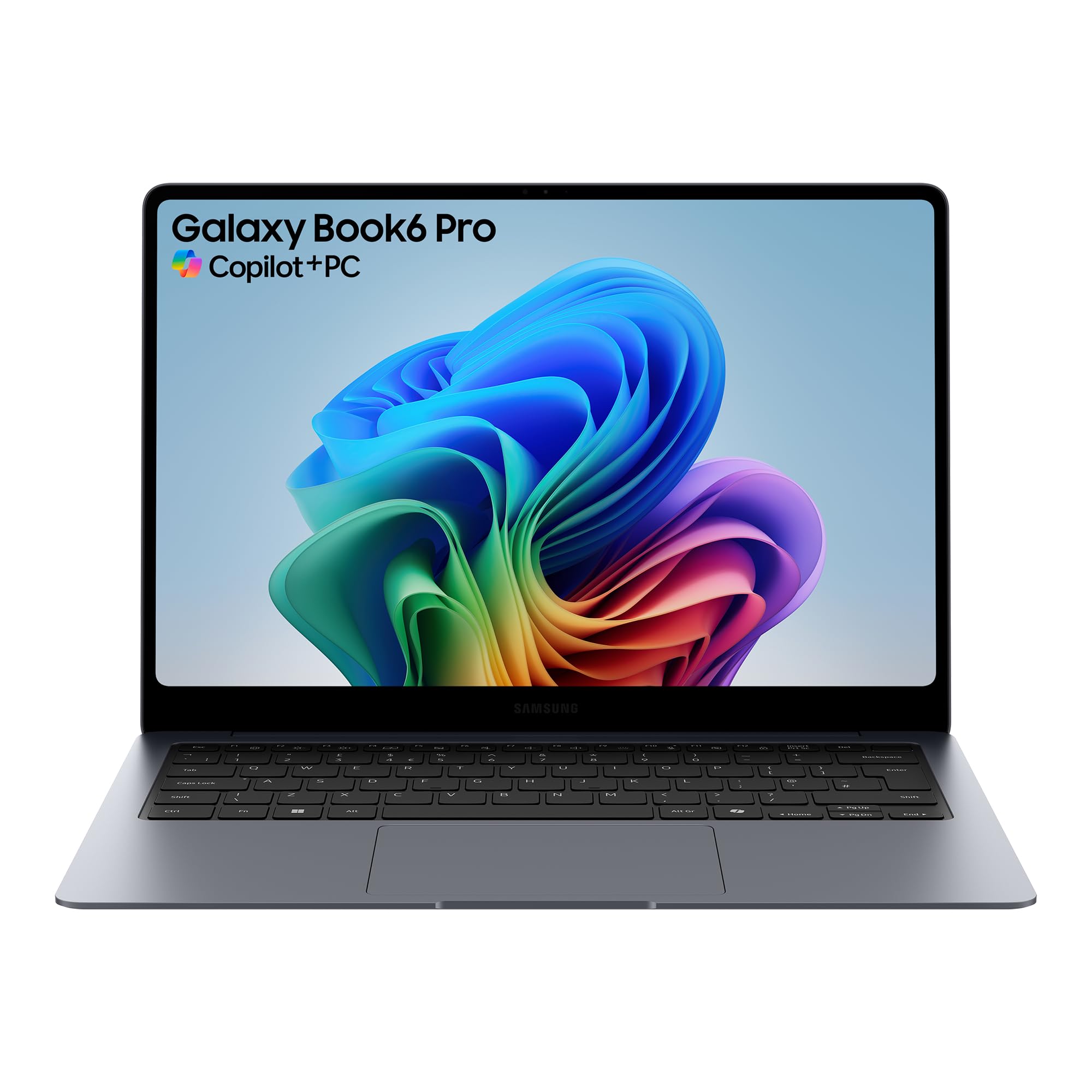 Samsung Galaxy Book6 Pro 14" AI Laptop, Intel Core Ultra 7 Processor, 16GB RAM, 512GB SSD, Dynamic AMOLED 2X Touchscreen Display, All-Day Battery, Galaxy AI Copilot+ PC, Grey