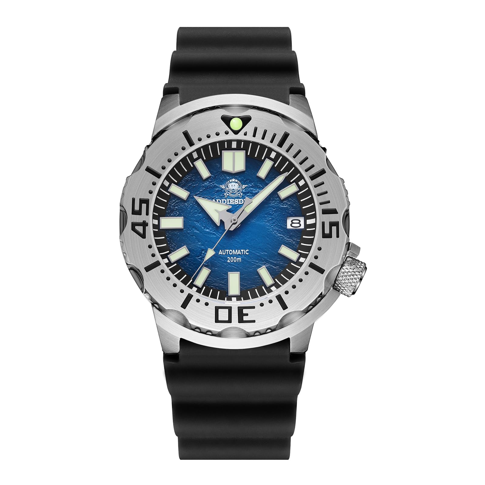 ADDIESDIVE Reloj automático de lujo para hombre NH35A reloj analógico de acero inoxidable 200M AD2047
