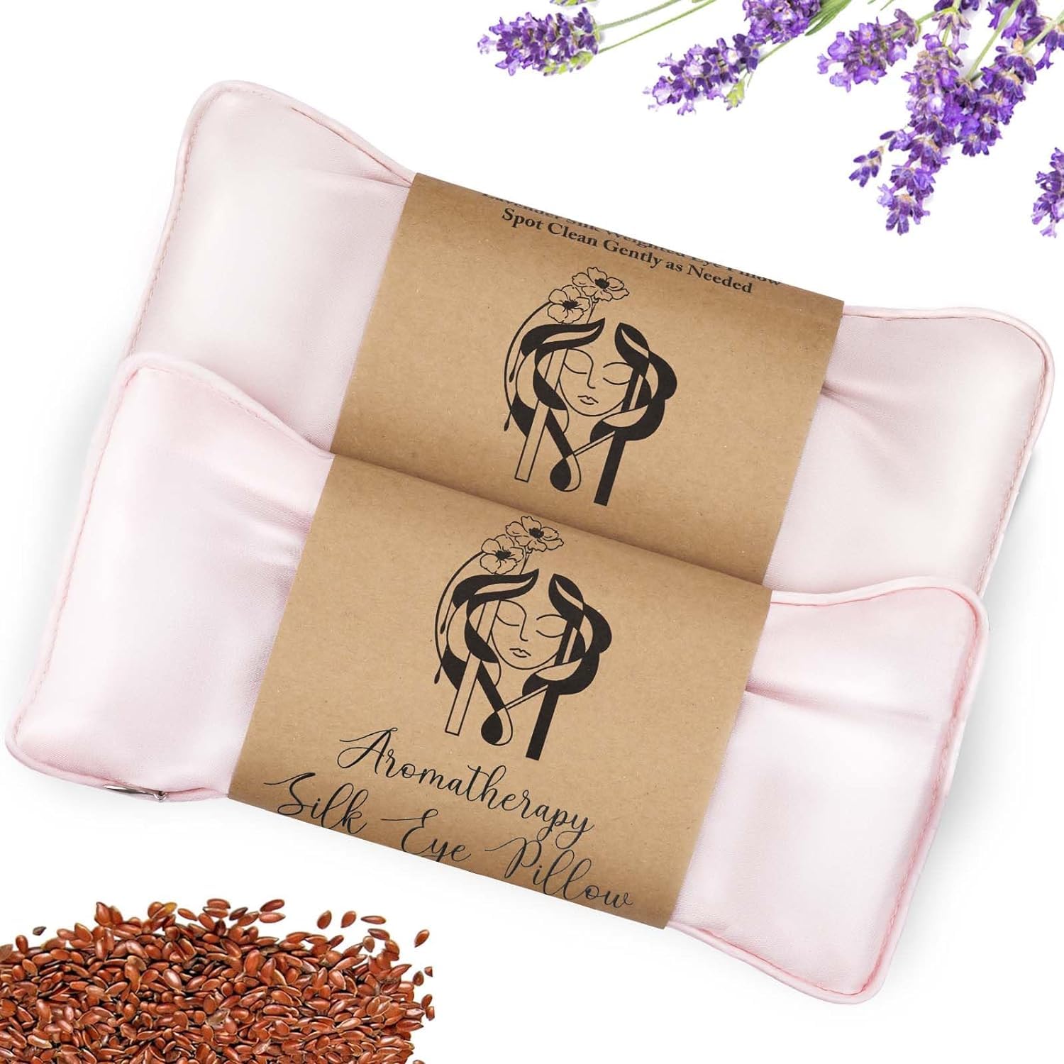 Hihealer Set di 2 maschere per gli occhi di seta, per dormire, yoga, spa, meditazione, impacchi umidi e freddi, cura personale per le donne