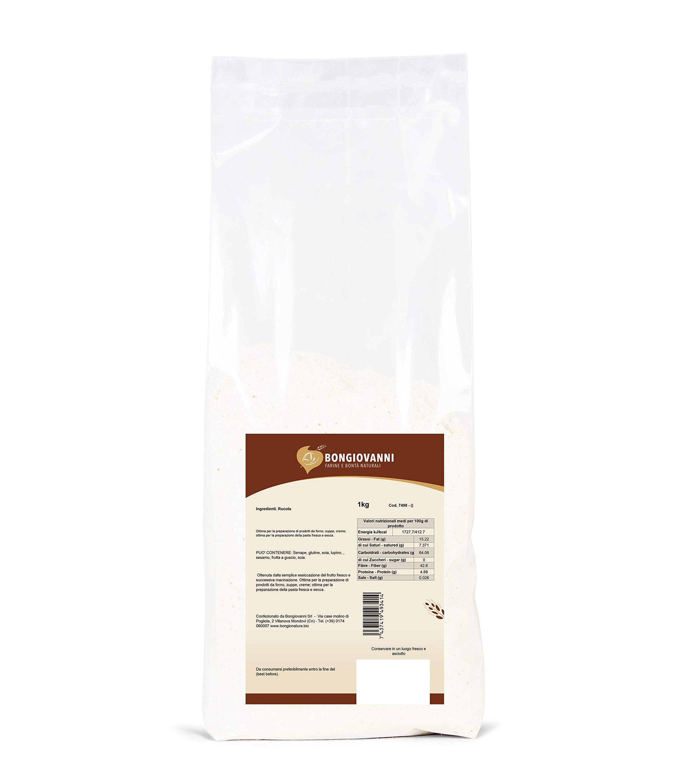 Rúcula deshidratada en hojas 1 kg
