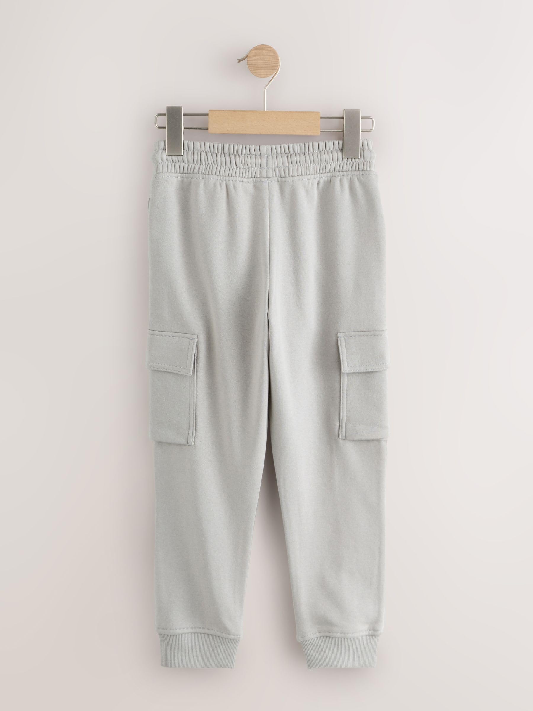 NEXT Garçon Pantalon de Jogging Cargo Slim, Lot de 3
