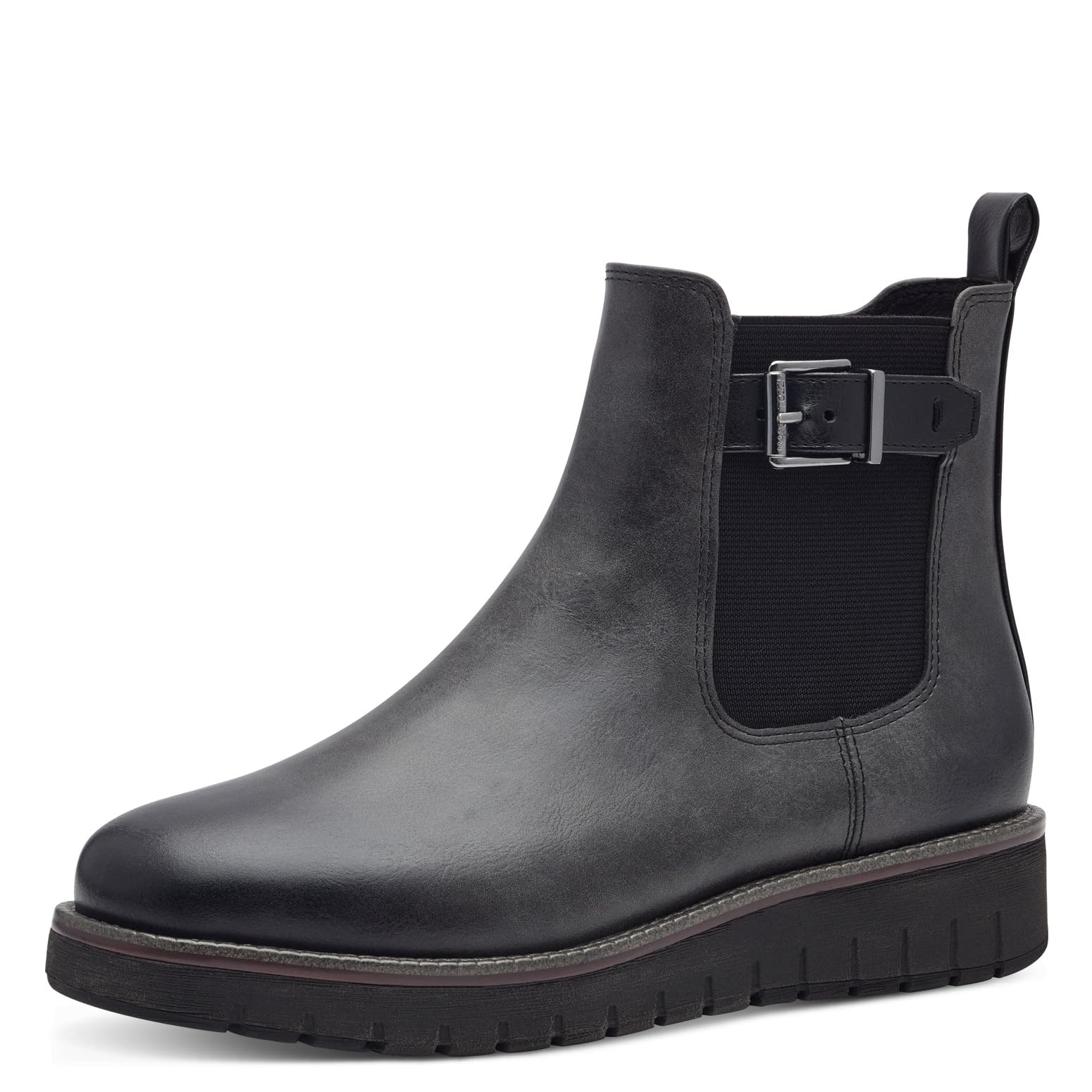 MARCO TOZZI Damen Chelsea Boots Flach mit Reißverschluss