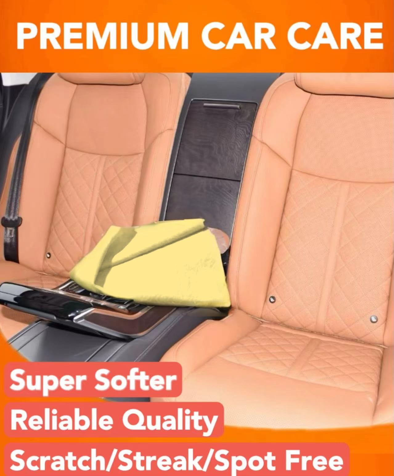 Large PERFORATED SYNTHETIC Chamois Cloth Car Drying Shammy Leather Absorbent