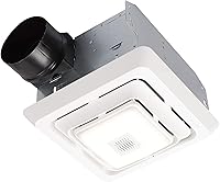 Vista 9 de Broan-NuTone® Roomside Series - Ventilador de escape de baño con altavoz Bluetooth con luz LED, 70 CFM 2 Sones, ENERGY STAR