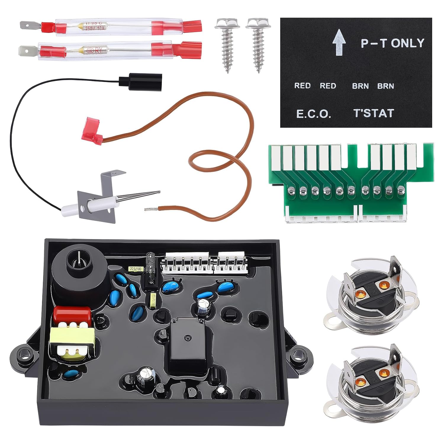 91365 RV Water Heater Control Circuit Board Compatible with Atwood/Dometic 6 &10 Gallon Gas/Electric 12 V DC RV Water Heater Part for XT Series, GCH6A GC6AA-10E WH-6GA 10GEA 91346 91226 93851