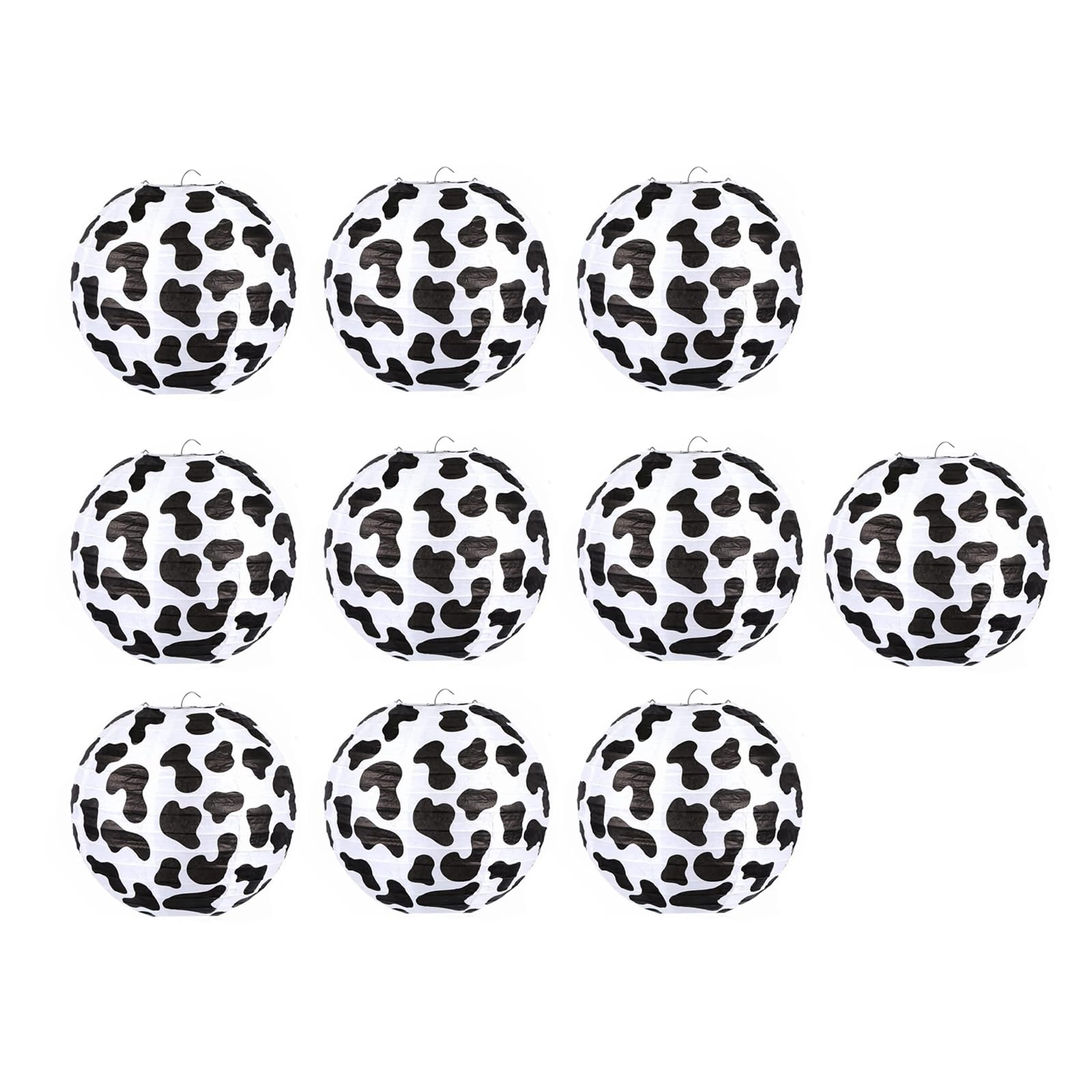Buxuaaaa Of 10 Paper Light Farm Theme Hanging Ornament Light Festival Supplies for Home Parties and Seasonal Event Farm Themed