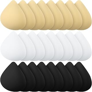 Newcotte 12 Pairs Reusable Nursing Pads Washable Breast Pads for Breastfeeding Absorbent Nipple Pads Leakproof Breastfeeding Pads Organic Nursing Pads for Breastfeeding Mothers Women (Drop Style)