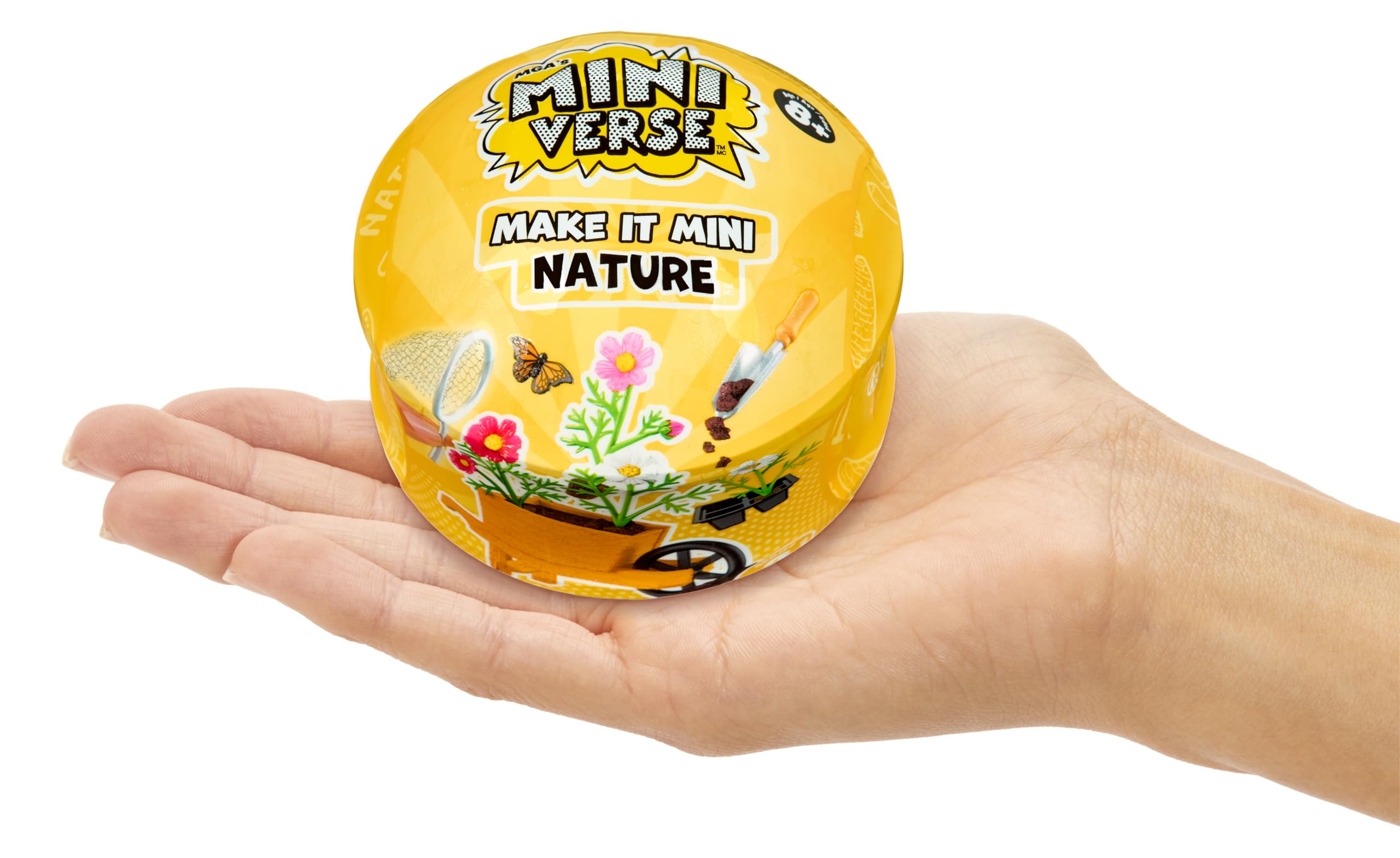 MGA's Miniverse Make It Mini Nature Series 3 - Mini Przedmioty Kolekcjonerskie, Rękodzieło DIY, Repliki Roślin, Zabawkowe Kwiaty, dla Kolekcjonerów i Dzieci w Wieku 8+
