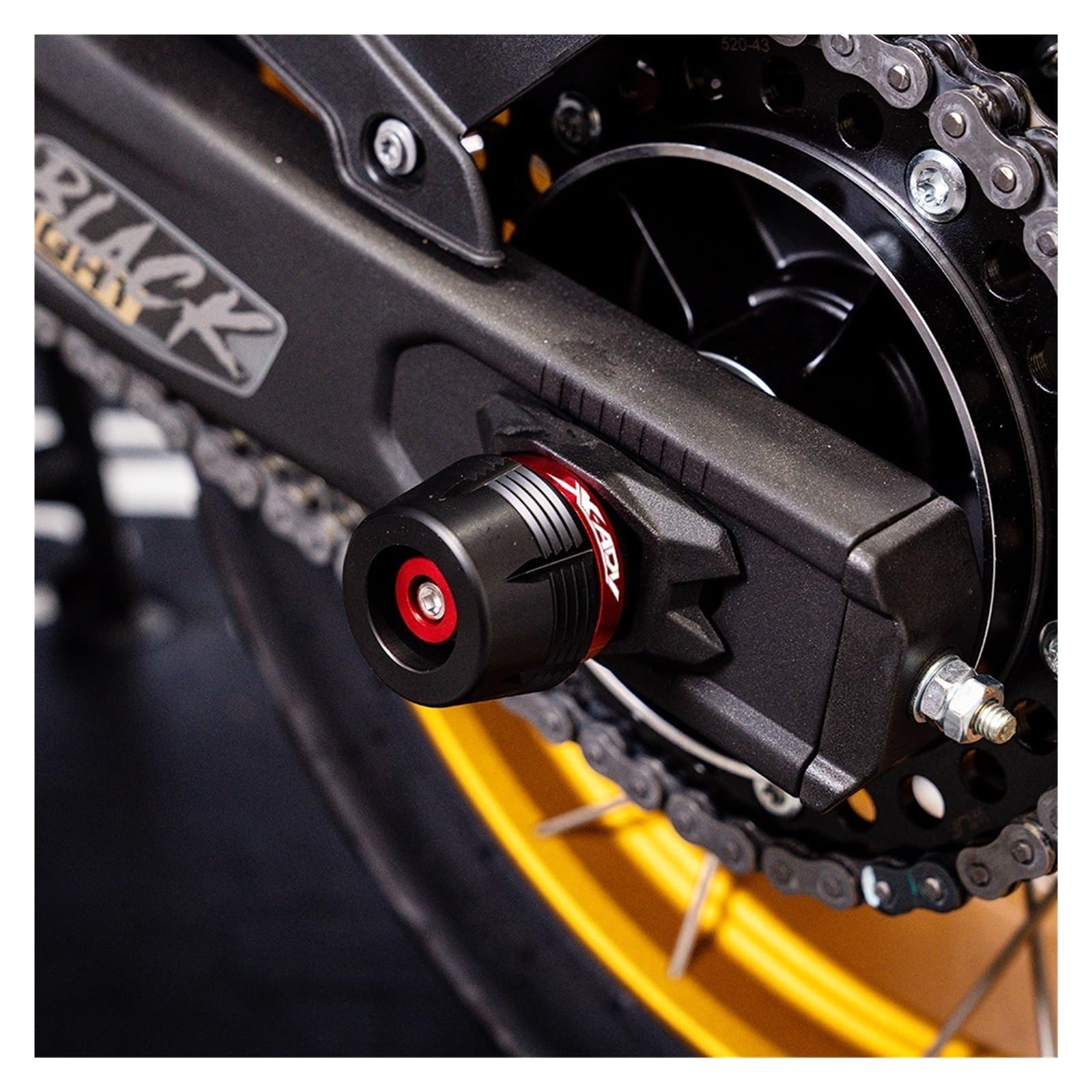 Protector Deslizante De Horquilla para Eje De Rueda Delantera Y Trasera para Hon&da 750 X-ADV 750 XADV X XADV750 ADV 2021-2025 Deslizadores de Discos