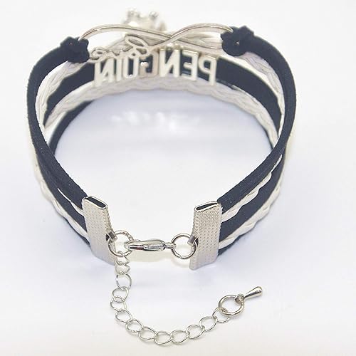 Miniatura 4 de HHHbeauty Pulsera de cuero con diseño de pingüino, regalo para amantes de pingüinos adultos, fiestas, vacaciones
