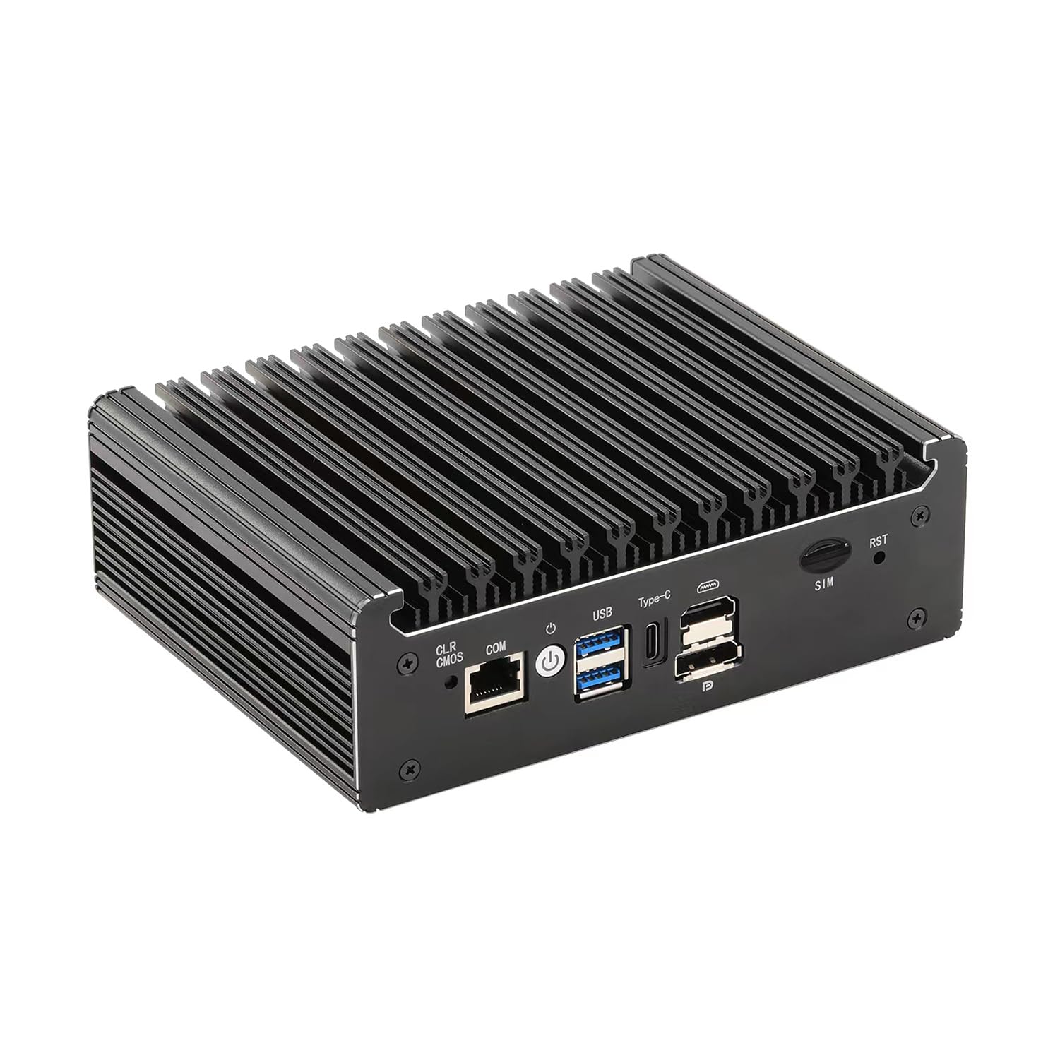Mini PC Firewall Barebone HUNSN RS41 - Intel Pentium N6000, 4x 2.5GbE, Fanless - Pour PfSense, OPNsense, VPN