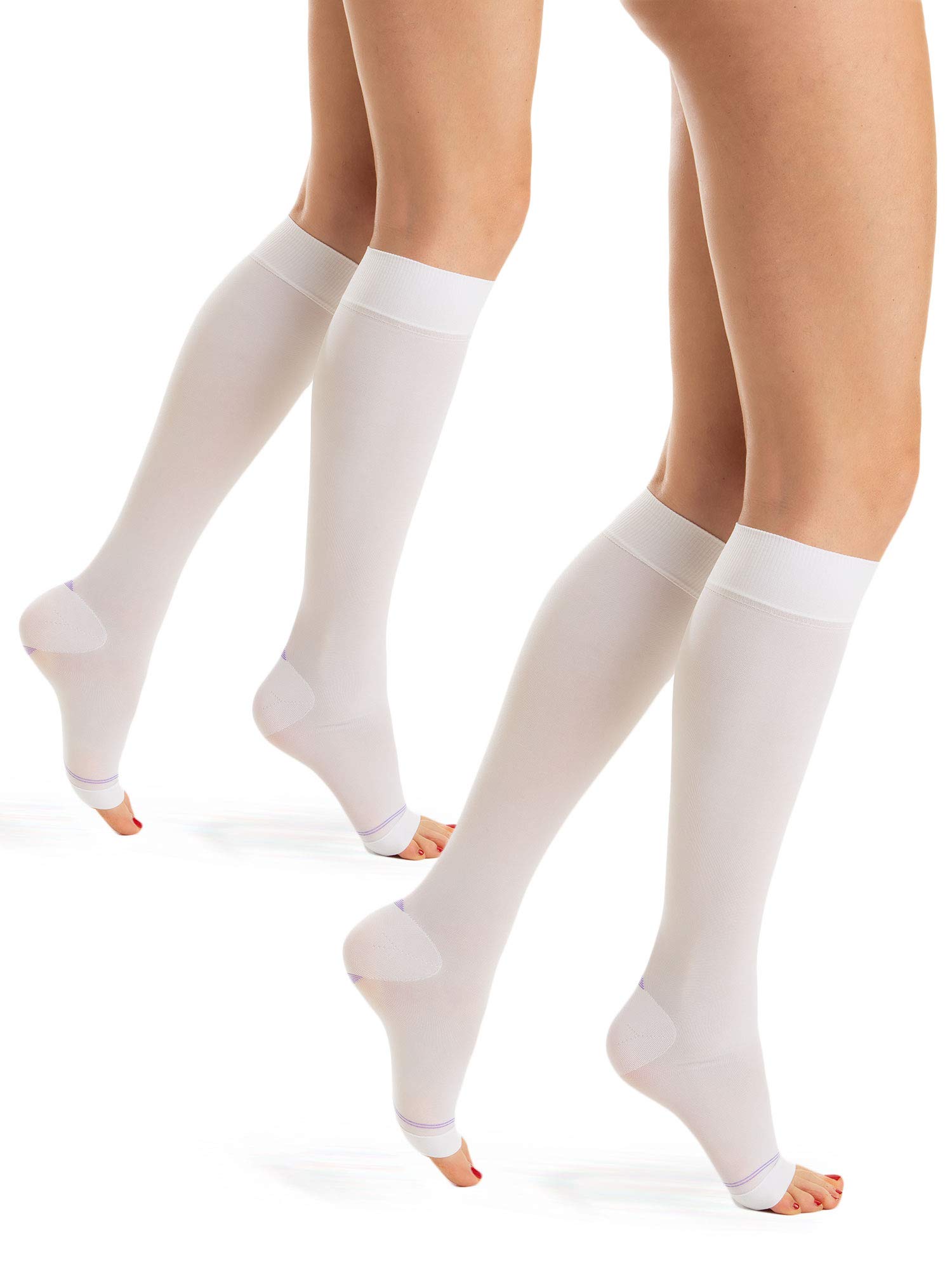 Antiembolism M1350A Open-toe anti-embolism knee high socks - K2-25-32 mmHg