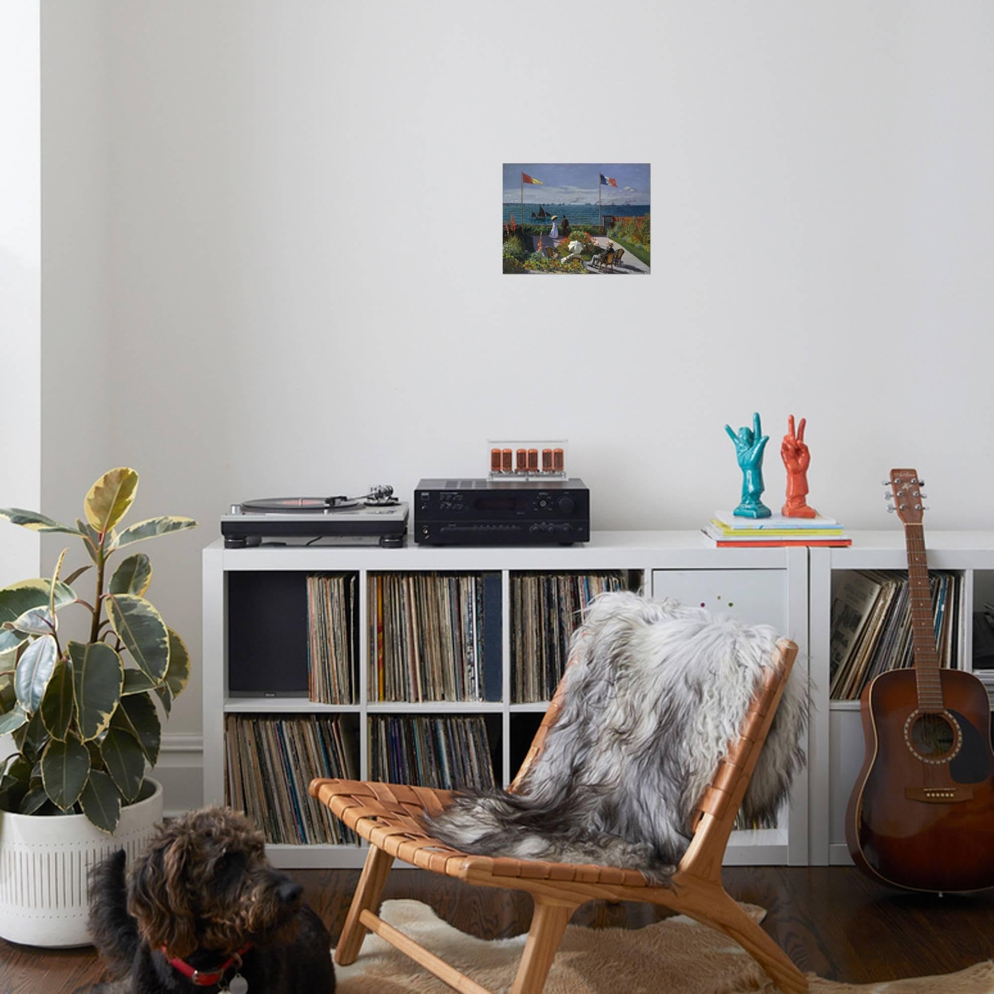 Amazon.com: ART.COM Stretched Canvas Print Garden at Sainte