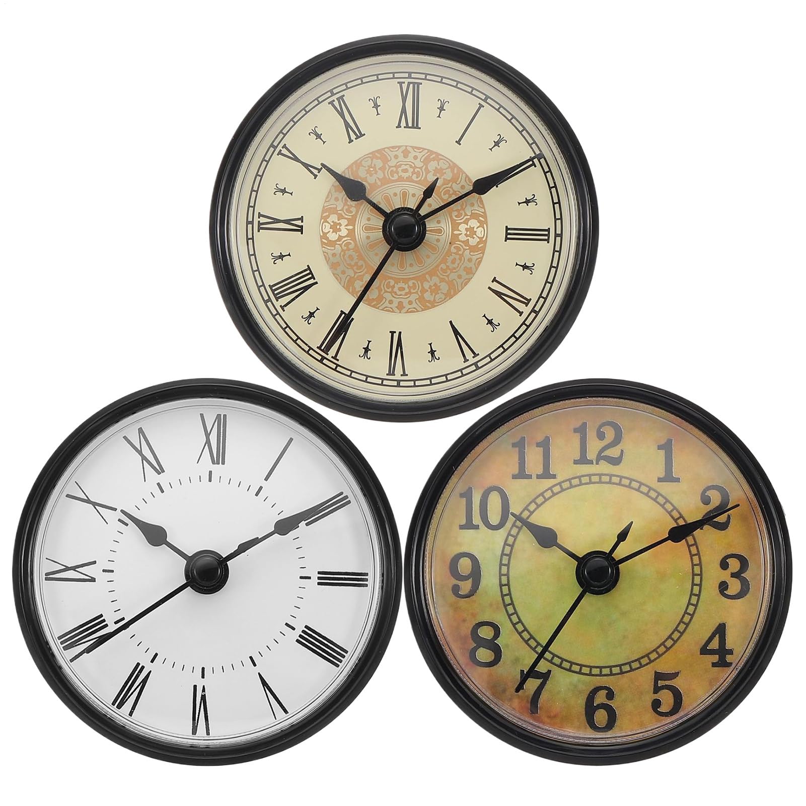 Horloges murales silencieuses anti tic-tac pour sommeil dortoir et maison lot de 3