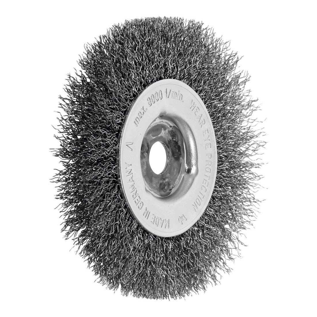 LessMann Circ. 100mm ROF0,30 brosse métallique de décalaminage pour meuleuse
