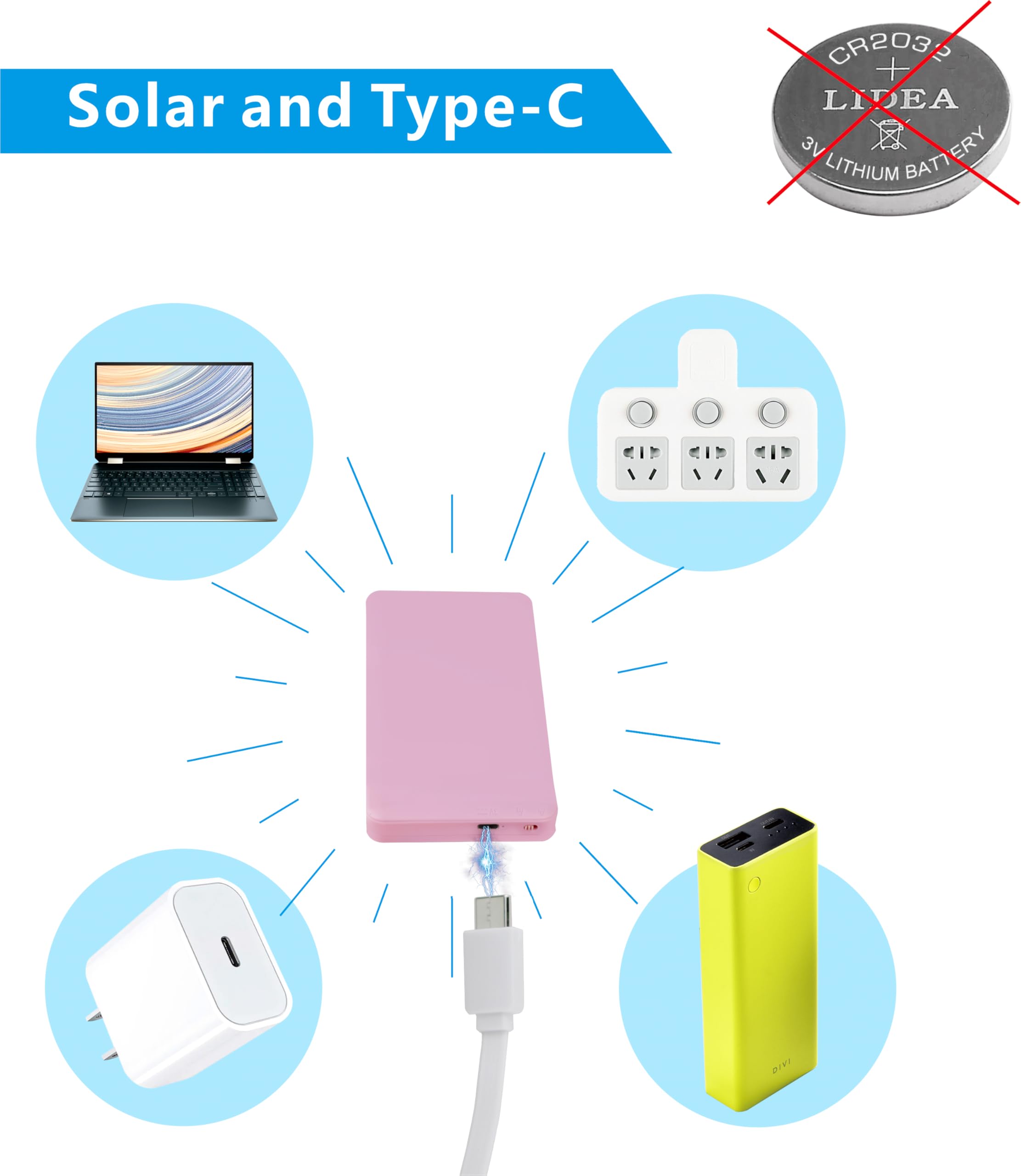 iPepul 991EX Calculatrice de mathématiques solaire rechargeable 552 fonctions avec bloc-notes, affichage 5 lignes – Fournitures scolaires pour collège lycée et collège (rose)