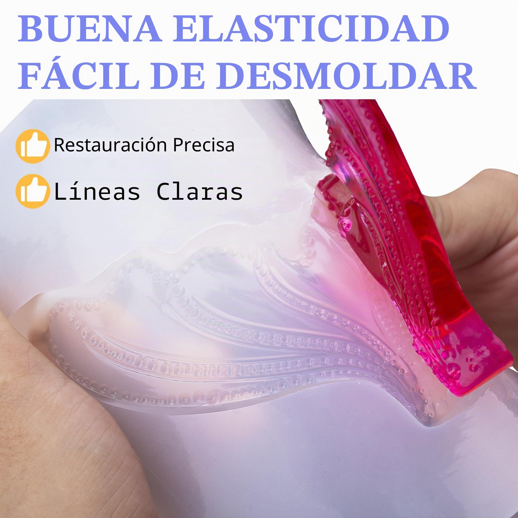 Caucho de silicona líquida – 170 oz / 4,4 L translúcido 15 A silicona líquida para hacer moldes – 1:1 relación de silicona para moldes de silicona, moldes de resina, moldes de velas, fundición