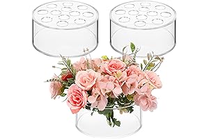 3-Piece Acrylic Flower Vases: Enhance Your Centerpieces and Home Décor