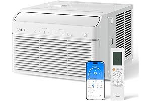 Midea U Inverter Window AC Unit with Heating and Cooling