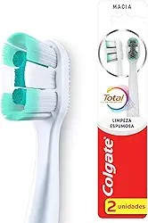 Escova Dental Colgate Total Limpeza Espumosa Suave 2 unidades