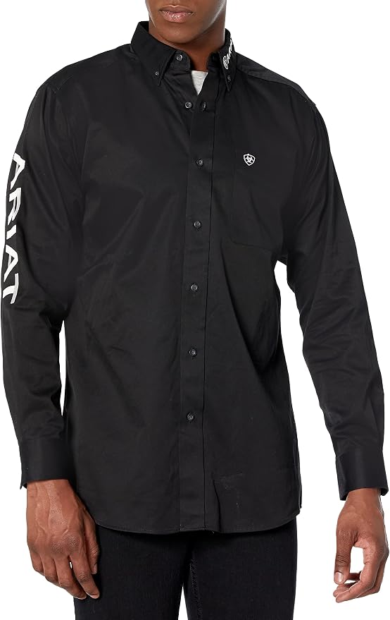 ARIAT Men's MNS Team Whitt Classic Long Sleeve Shirt – Rugged Casual Fit | Embroidered Detail - View #2