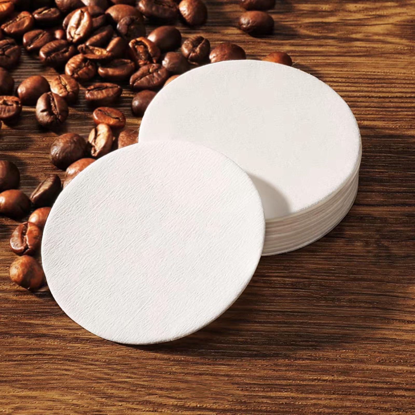 1000 filtros de café desechables redondos compatibles con cafeteras Aeropress Bialetti Moka Pot Bialetti Espresso Maker Moka Pot