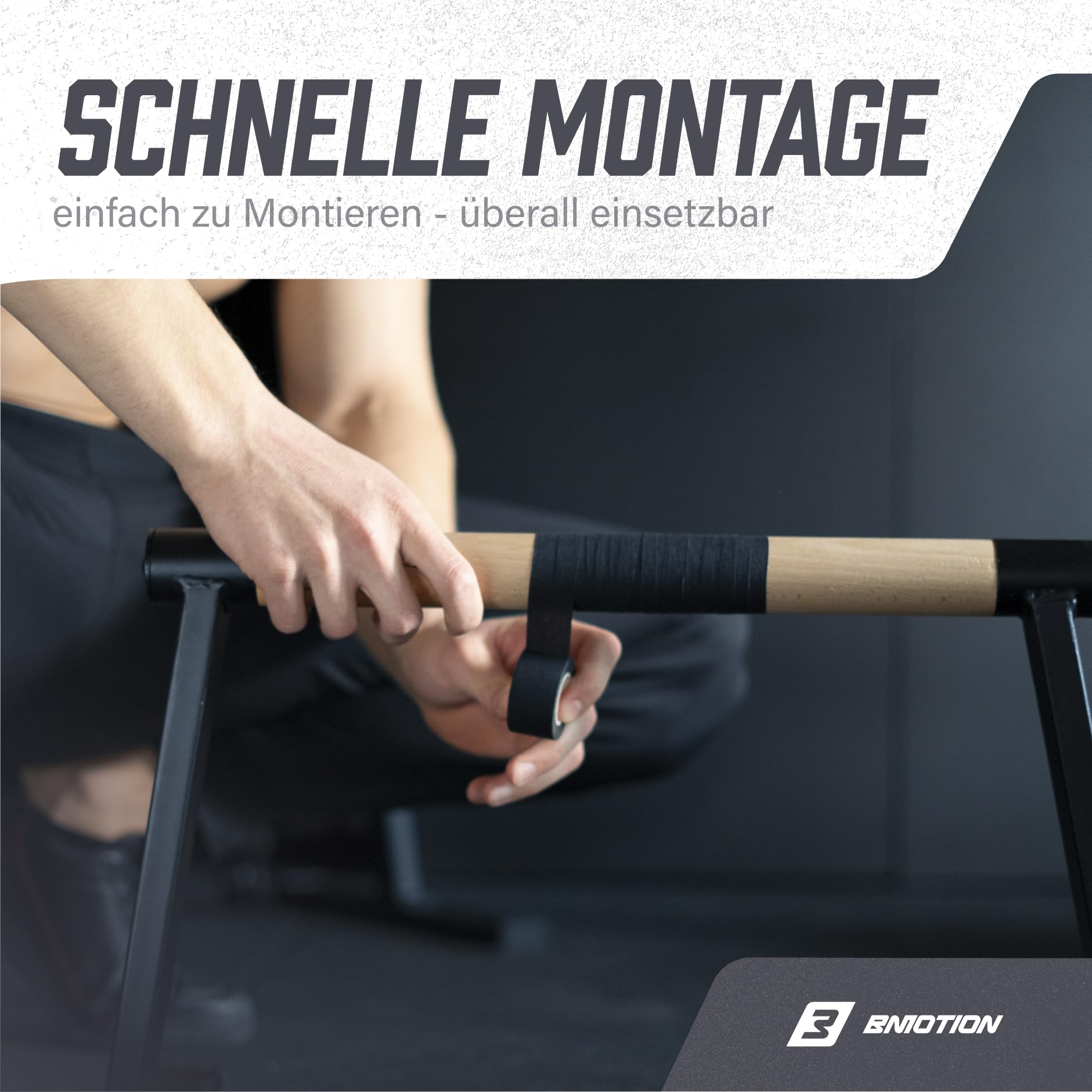 Müller & Blum Grip Tape Bande antidérapante pour équipement de fitness, musculation et calisthenics, 10 m, ruban adhésif de hockey sur glace, bande de sport autocollante pour max