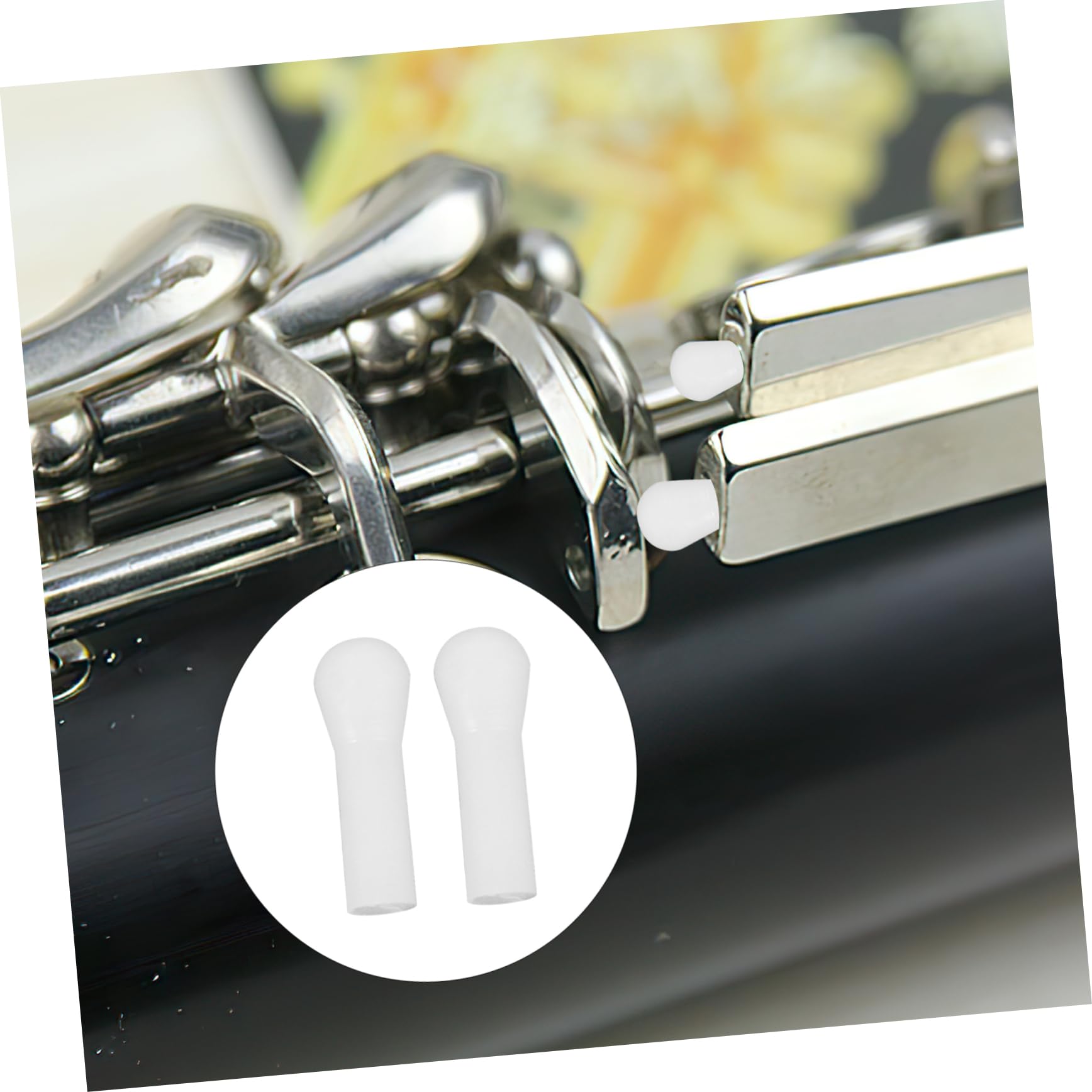 VANZACK 20pcs Clarinet Xi Key Parts Durable Plastic Xi Key Rods for Clarinet Repair Maintenance Compact Easy to Carry Fine Craftsmanship