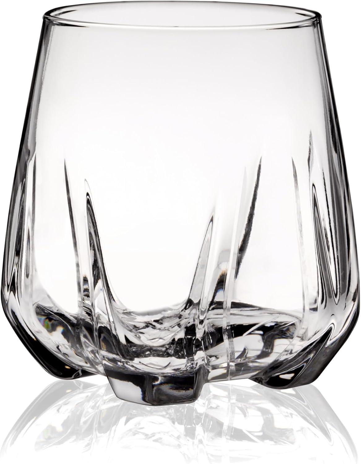 Viski Apollo Whiskey Tumbler - Crystal Bourbon Glasses - Whiskey Gifts for Men - Rocks Glass 11.5oz. Set of 1 - Image 8