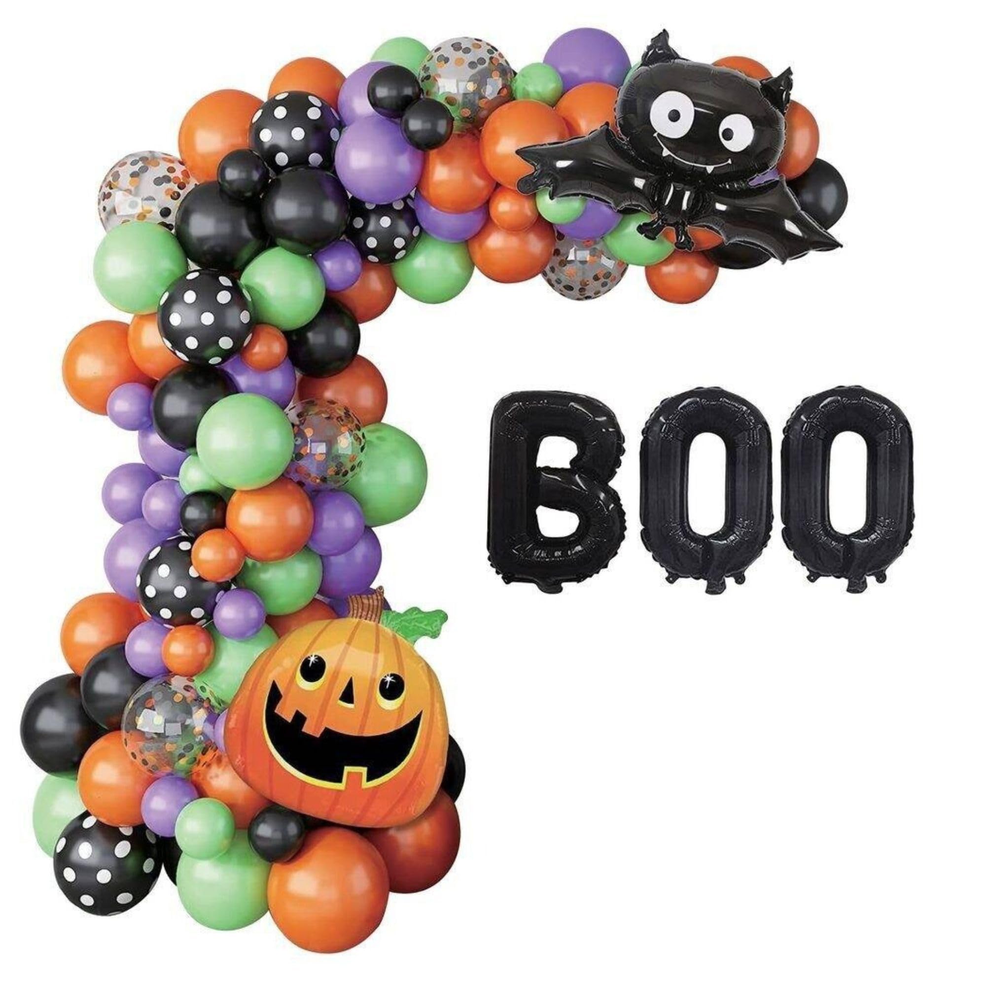 Zestaw Deluxe do łuku balonowego na Halloween / 93 sztuki
