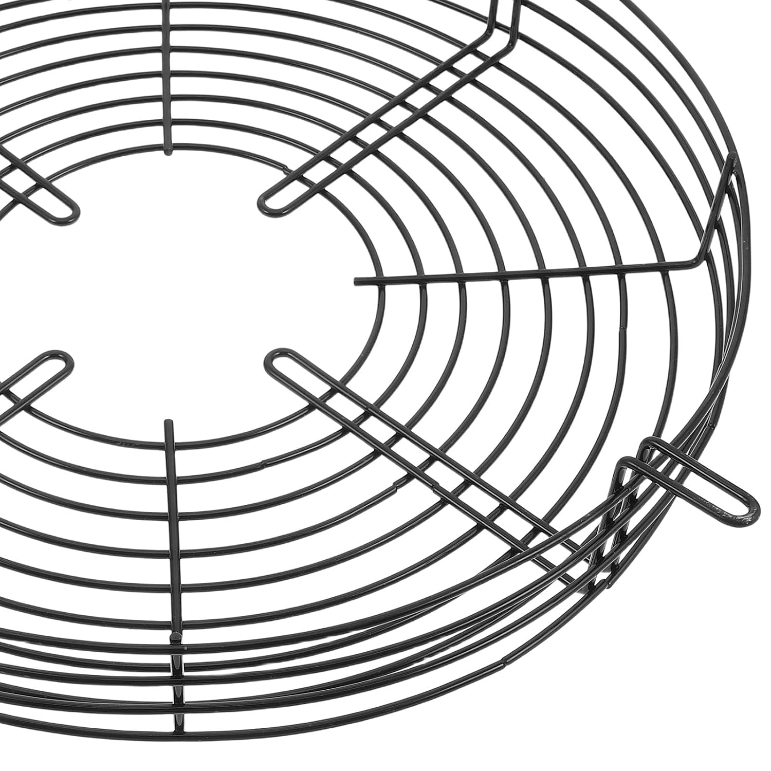 Refrigerator Freezer Cooling Fan, Metal Wire Fan Grill Finger Guard Protection Cover Grills for 300mm PC Computer Cooling Black